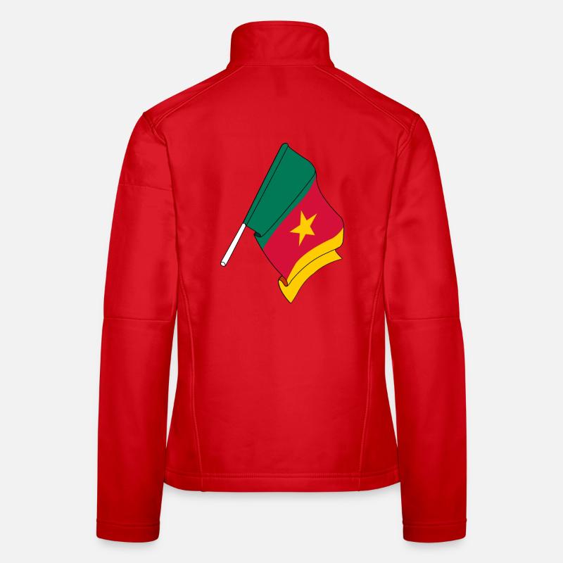 Flag Cameroon Women's Softshell Jacket