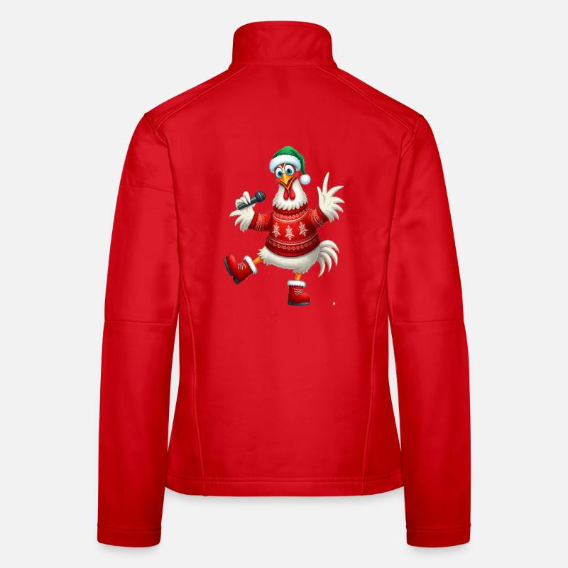 Urlaub Singende Henne Pullover Frauen Softshelljacke