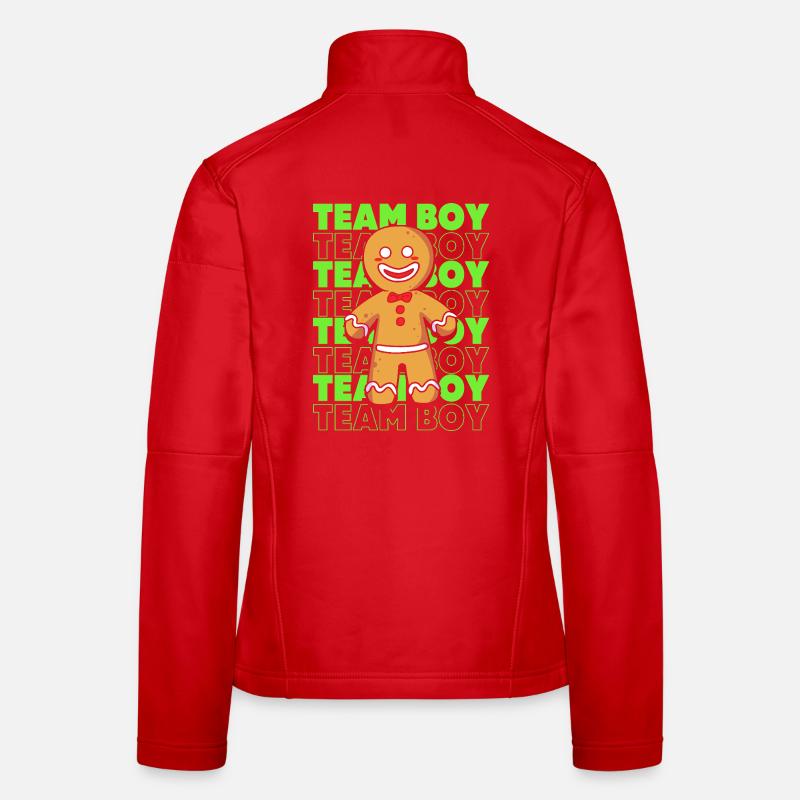 Équipe Garçon Noël Veste en tissu softshell Femme