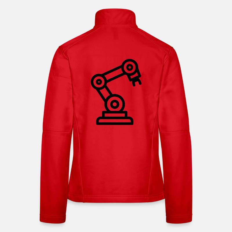 Roboterarm Frauen Softshelljacke