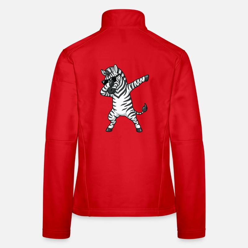Dab Zebra Women's Softshell Jacket