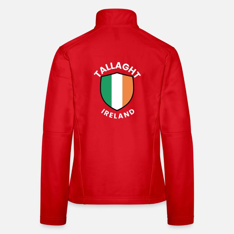 Tallaght Shield Ireland Flag Women's Softshell Jacket
