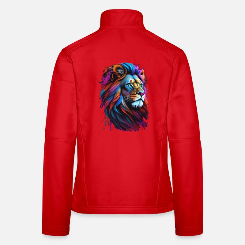 Löwe Frauen Softshelljacke