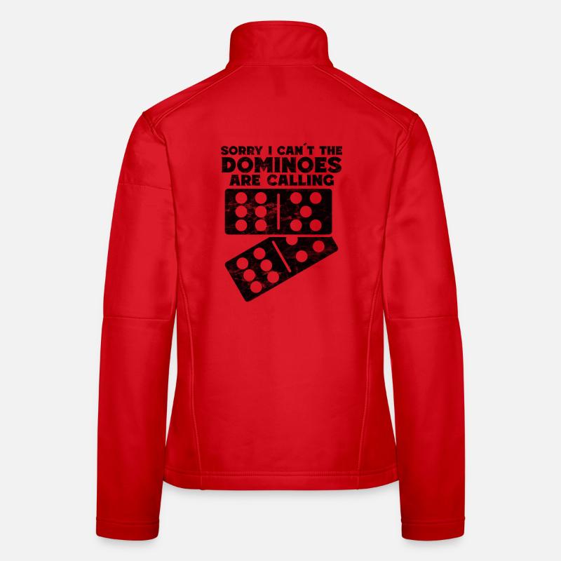 Conception de domino Veste en tissu softshell Femme