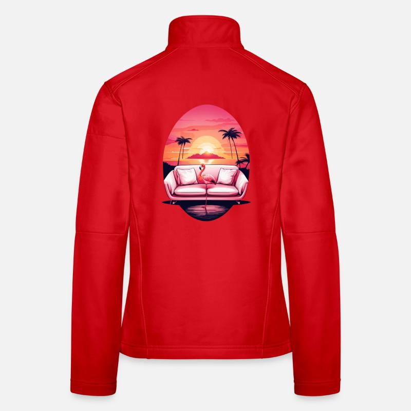 Flamingo Sofa Women's Softshell Jacket
