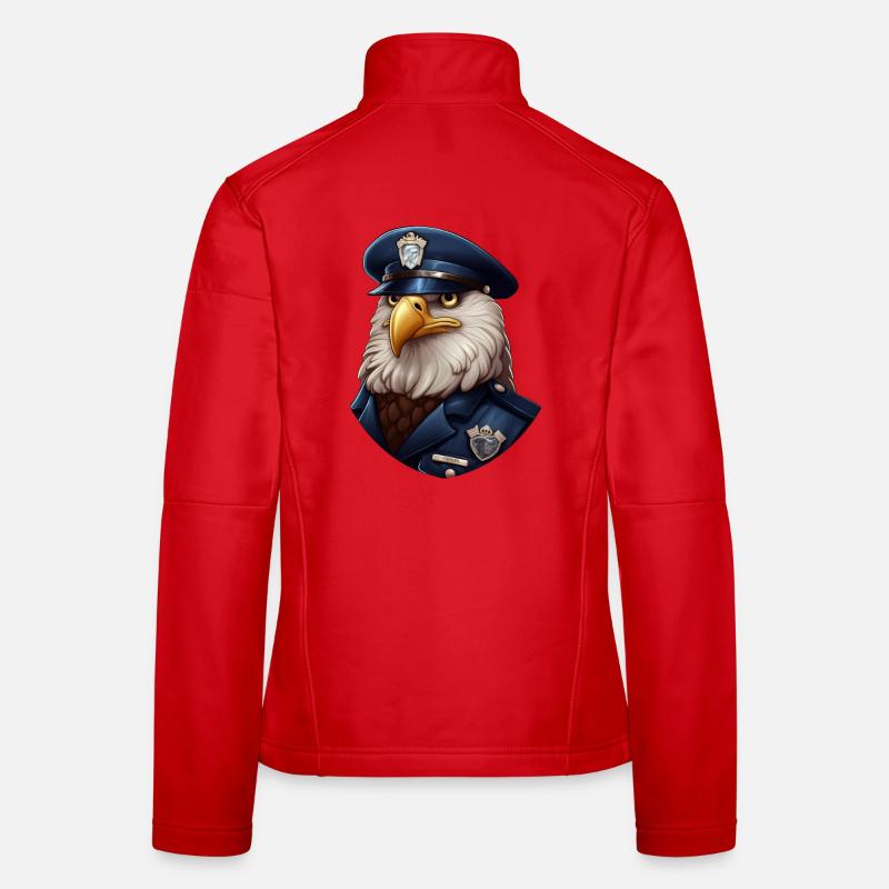 Polizei Eule Frauen Softshelljacke