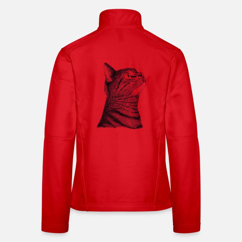 Katze Frauen Softshelljacke