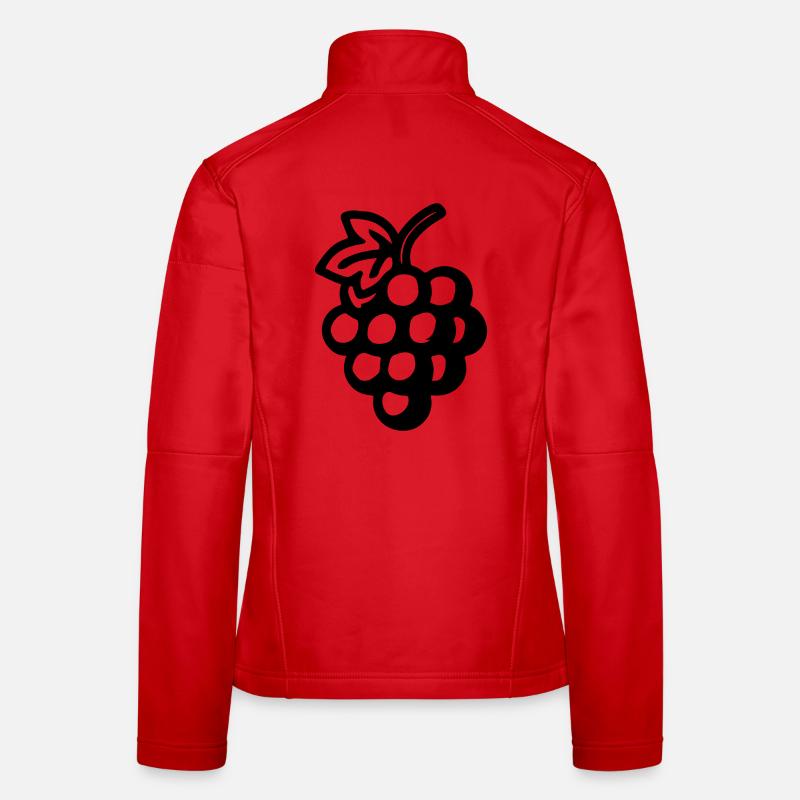 Grapes Grapes Symbol Women's Softshell Jacket