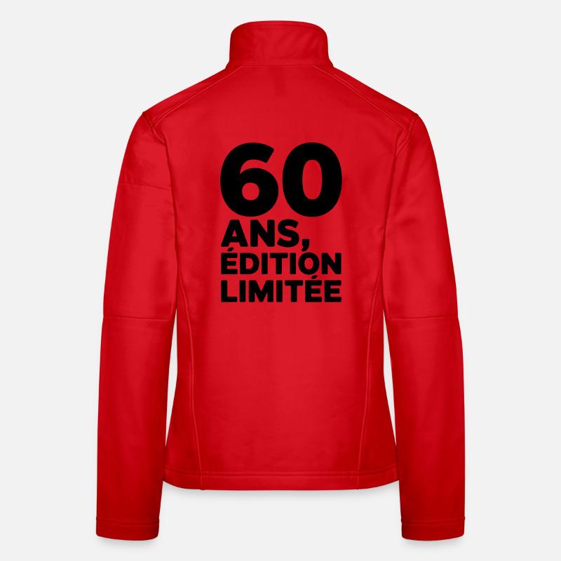 60 Ans Edition Limitee Veste en tissu softshell Femme