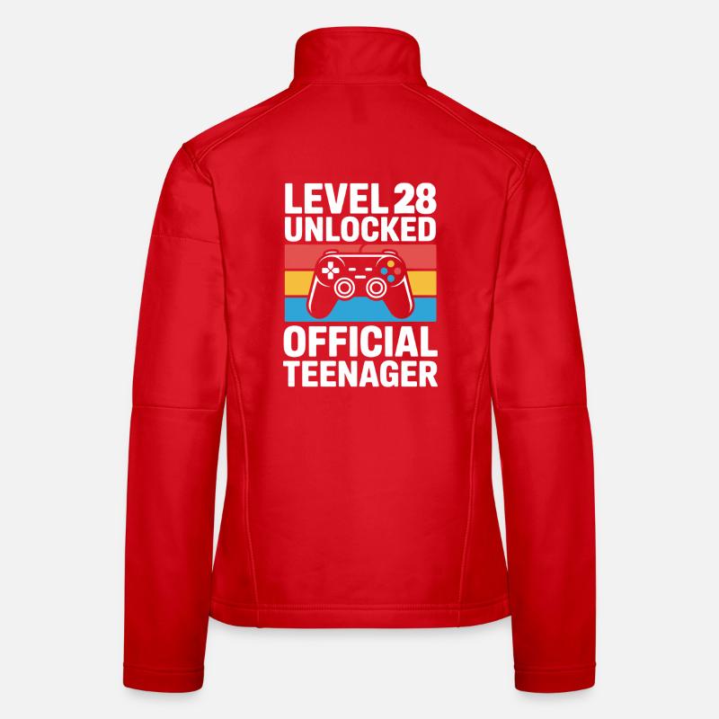 Level 28 Freigeschaltetes Tee-Tee Frauen Softshelljacke