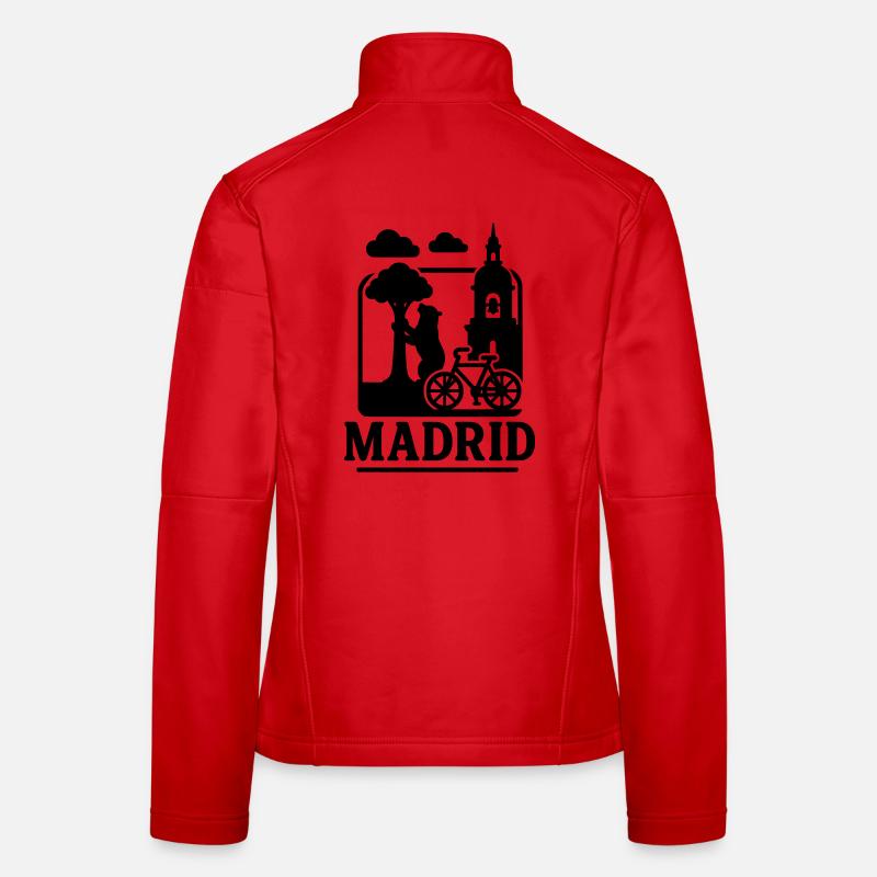 Madrid Landmarks Women's Softshell Jacket