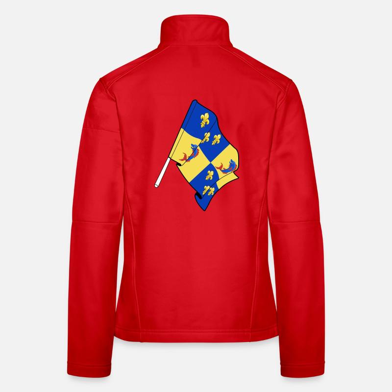 Drapeau du Dauphiné Veste en tissu softshell Femme