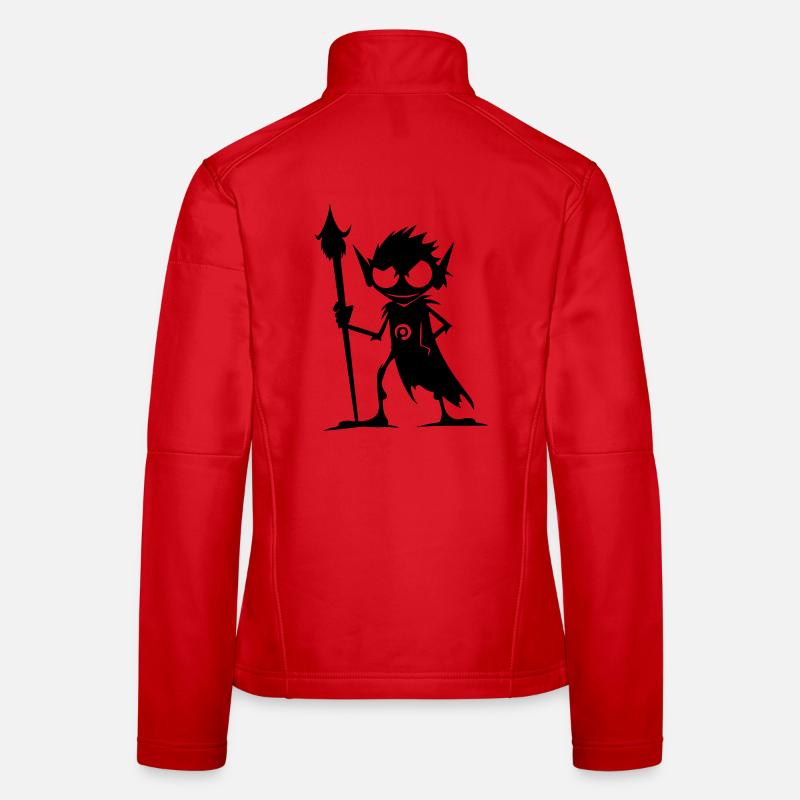 Orc gobelin Veste en tissu softshell Femme