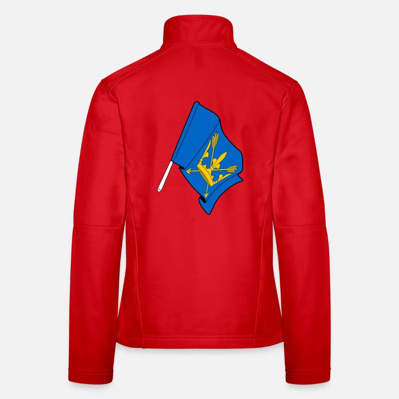 Drapeau du Suffolk Veste en tissu softshell Femme