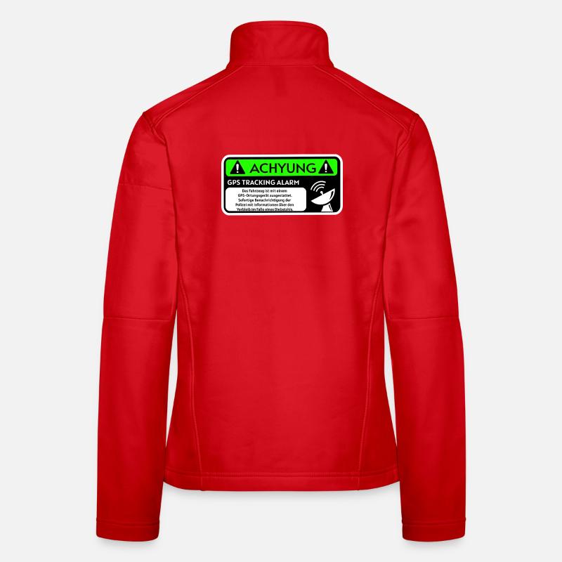 Warnung Frauen Softshelljacke