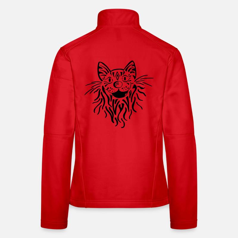 Getigerter Katzenkopf - Katze - Tiger - Kater Frauen Softshelljacke