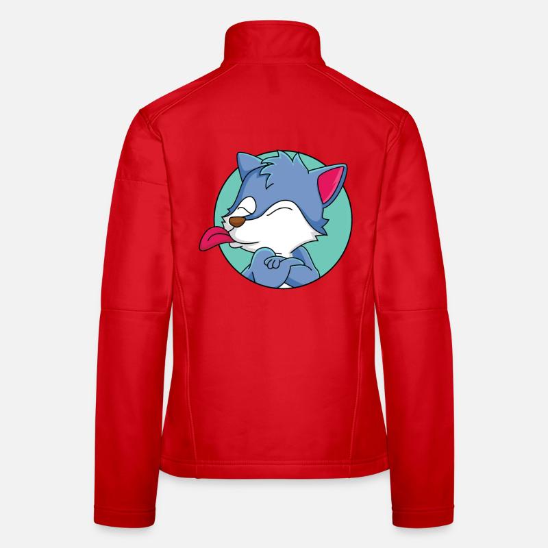 Cheeky little wolf Women's Softshell Jacket