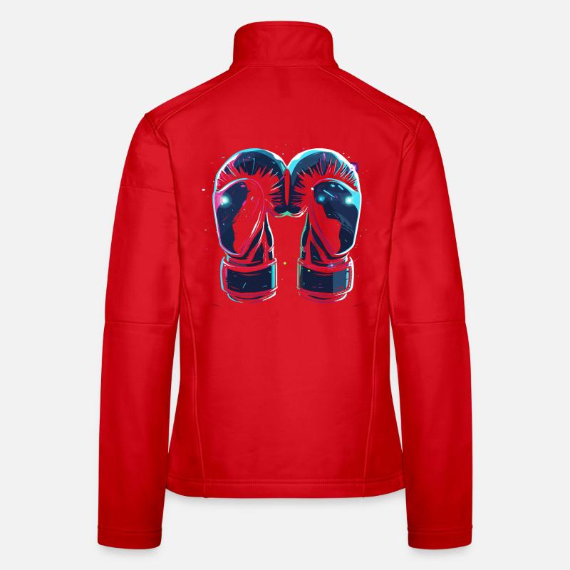 Gants de boxe Steampunk Veste en tissu softshell Femme