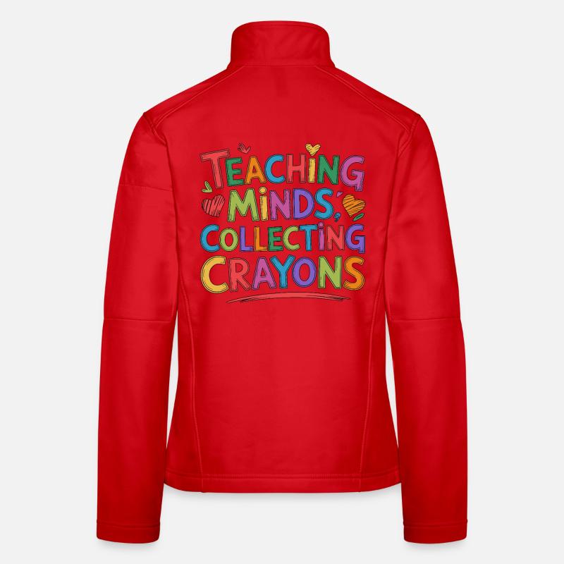 Elementary Teacher Teaching Minds Primary Teacher Women's Softshell Jacket