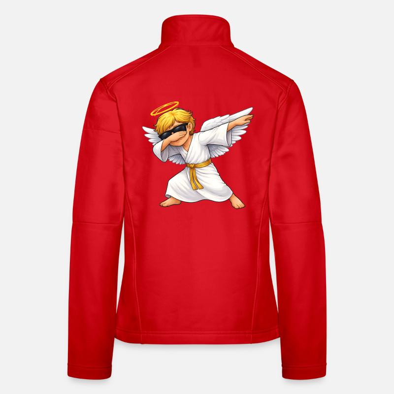 Dabbing Angel Women's Softshell Jacket