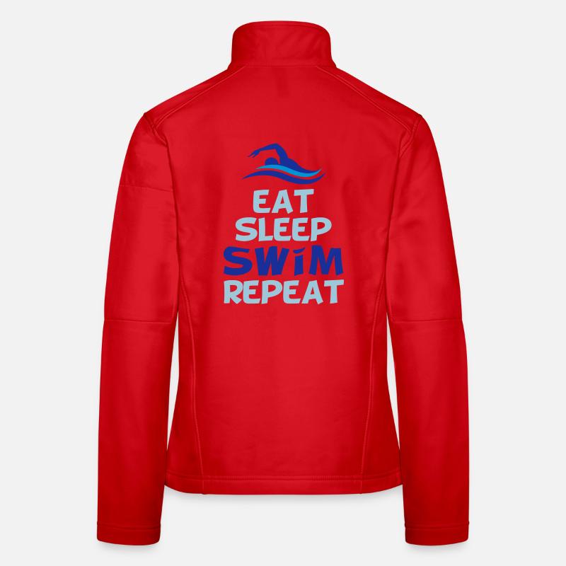 natation Veste en tissu softshell Femme
