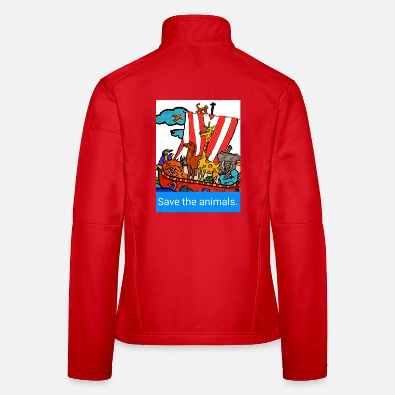 EC Animals I Save the animals. I planetcontest Women's Softshell Jacket
