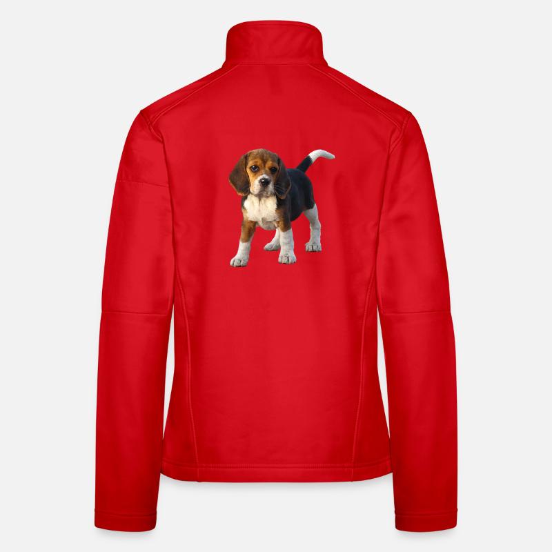 Beagle Frauen Softshelljacke