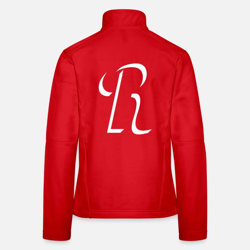 Letter R, Name, der Buchstabe R - Frauen Softshelljacke - Rot