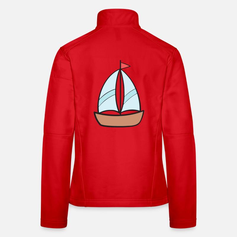 Boot Schiff Segelschiff Frauen Softshelljacke