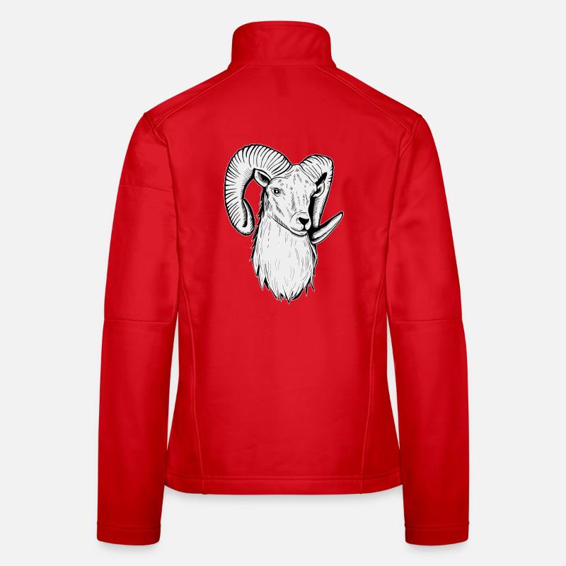 Widder Sternzeichen Geburtstag Frauen Softshelljacke