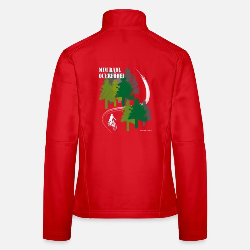 mim Radl querfödei - mit dem Rad quer Feld ein Veste en tissu softshell Femme
