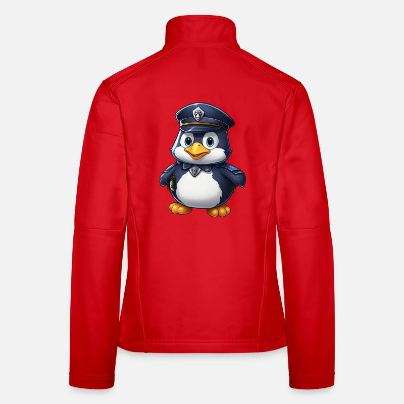 Penguin Policeman Women's Softshell Jacket