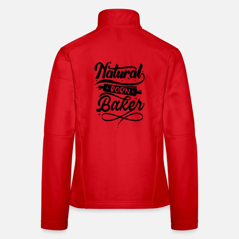 Natural born Baker Women's Softshell Jacket
