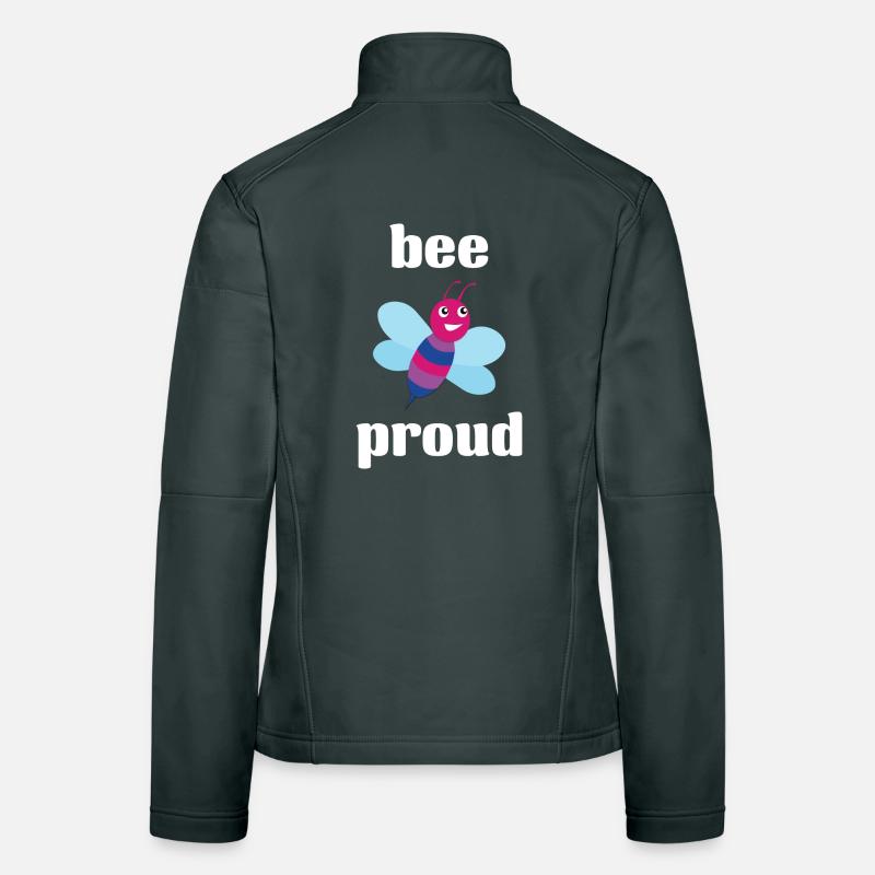LGBT Pride Month - Bisexuelle Pride - Bee Proud Frauen Softshelljacke