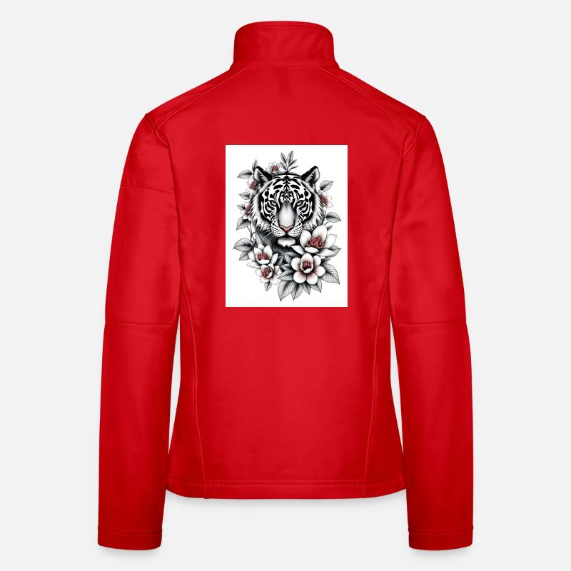 The Tiger never sleeps - Women's Softshell Jacket - red