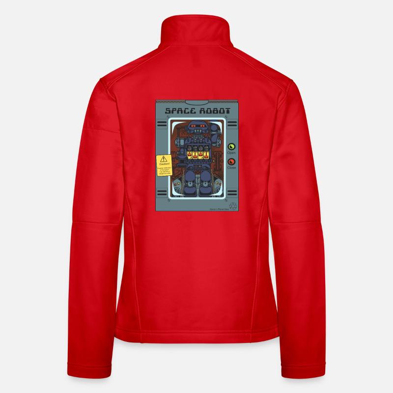 Toy Space Robot. Women's Softshell Jacket