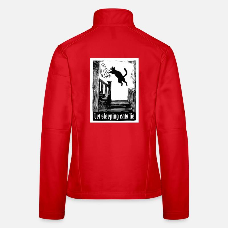 Let sleeping cats lie Women's Softshell Jacket