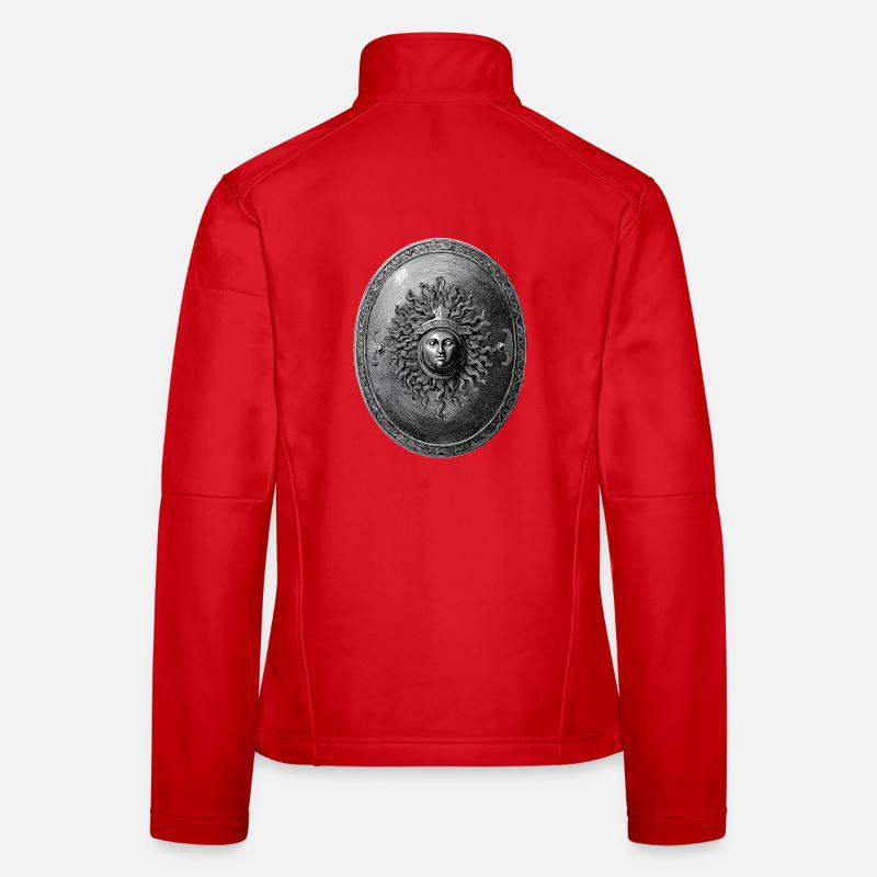 Antikes Schild – Klassische Gravur Frauen Softshelljacke