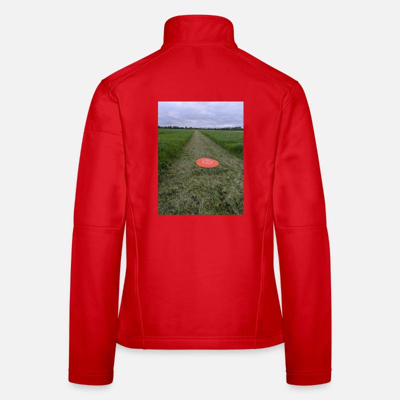 Red Marker Field Path Drone Parking Mark - Women's Softshell Jacket - red