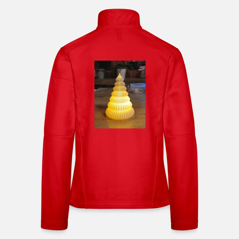 Lampe en papier jaune en forme de marche Veste en tissu softshell Femme