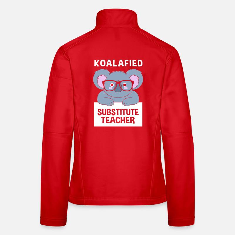 Professeur remplaçant Professeur remplaçant Veste en tissu softshell Femme