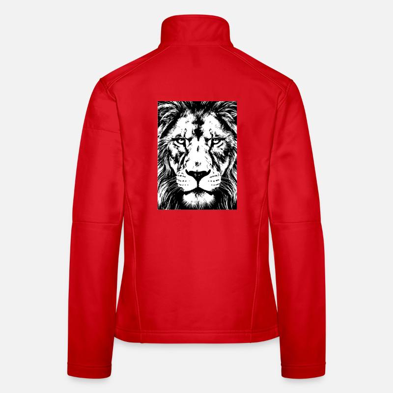 Regard de Lion Intense Puissance Veste en tissu softshell Femme