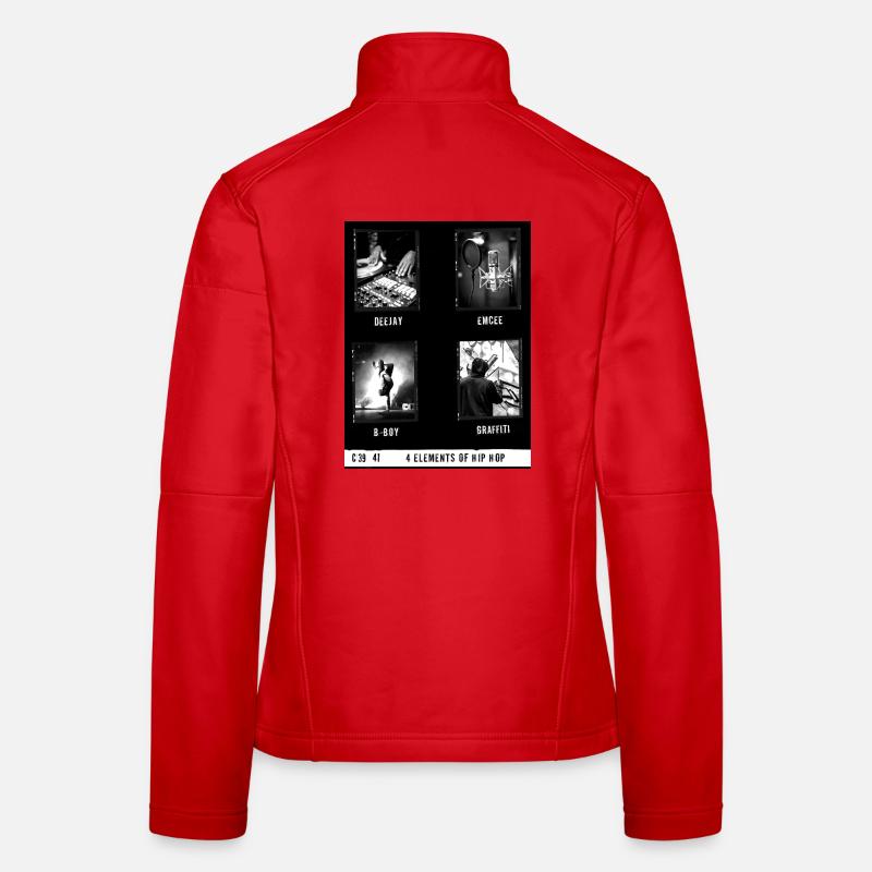 4 Hip Hop Elemente Frauen Softshelljacke
