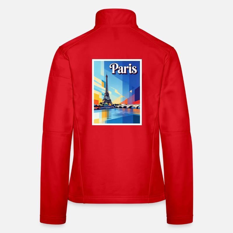 Paris Prism Eiffel Veste en tissu softshell Femme