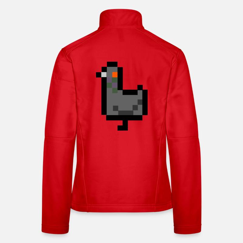 pigeon pixel Veste en tissu softshell Femme