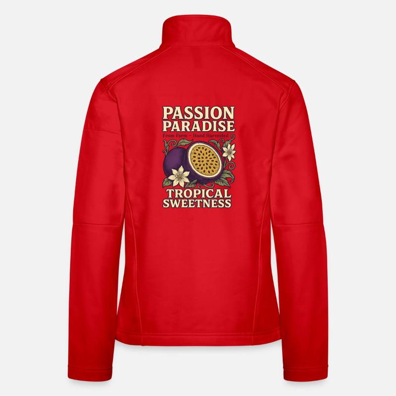 Fruit de la Passion Fruit d’été Fruit Vintage Veste en tissu softshell Femme