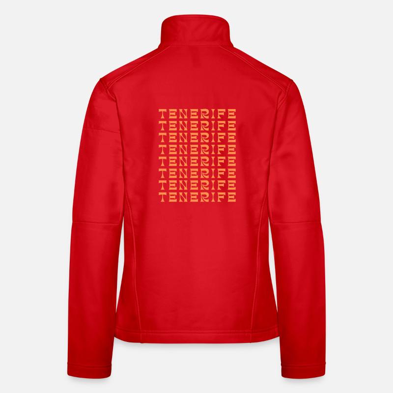 Tenerife Grid Pattern Women's Softshell Jacket