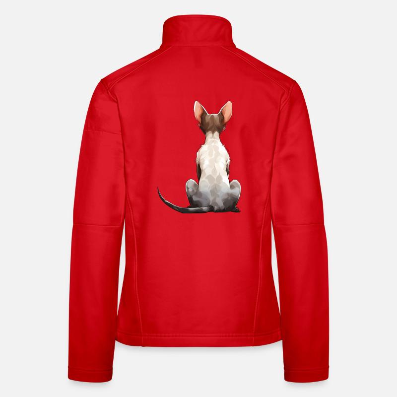 Cornish Rex Katze Frauen Softshelljacke