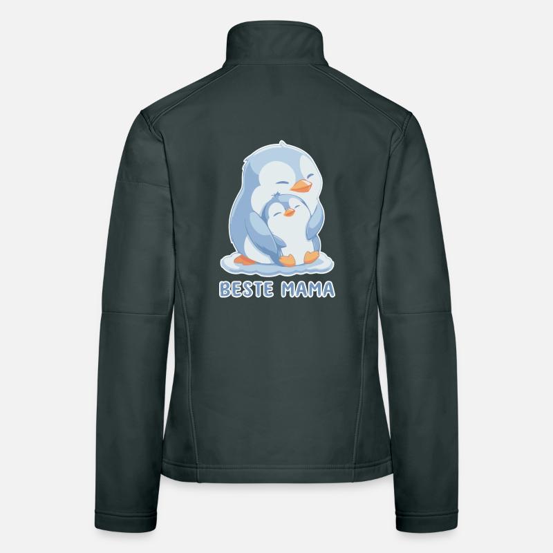 Beste Mama Pinguin Muttertag Frauen Softshelljacke