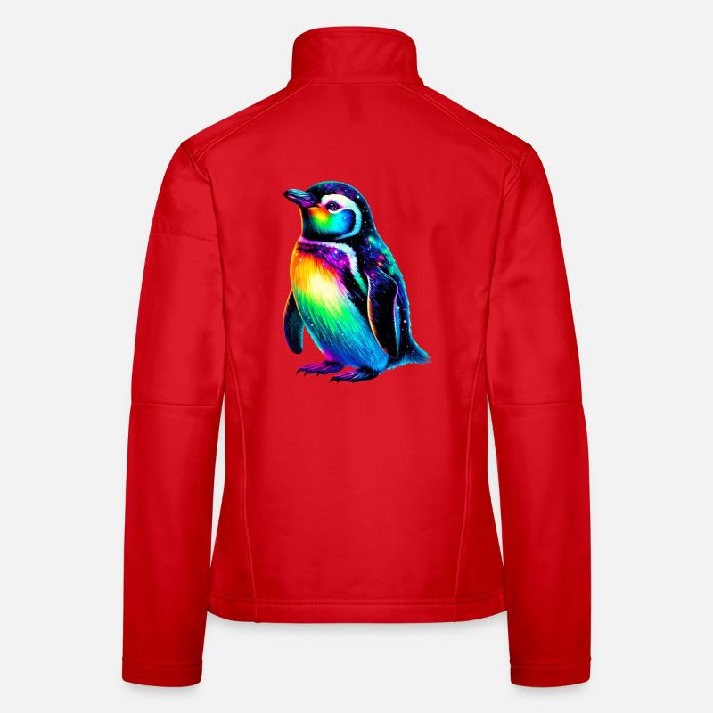 Pinguin - Frauen Softshelljacke - Rot
